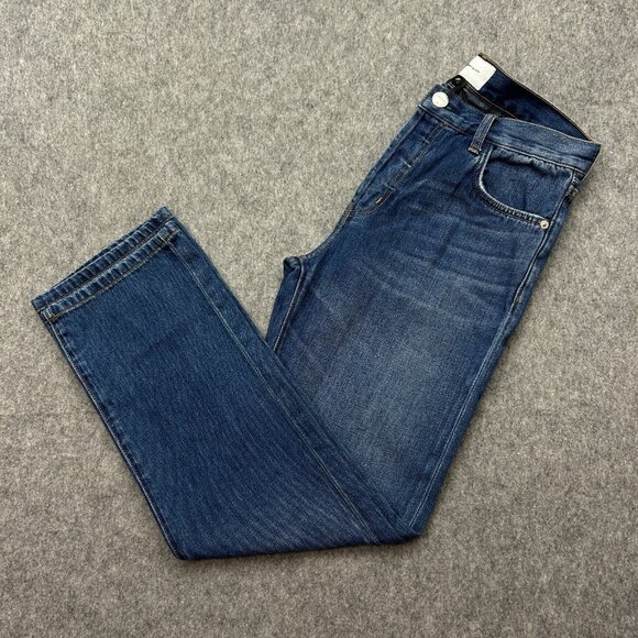 Current/Elliott The Original Straight Jeans Women's Size 27 Button Fly Denim - Picture 1 of 12